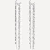 Moonlit Tassel Earrings