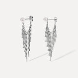 Fringe Pearl Earrings