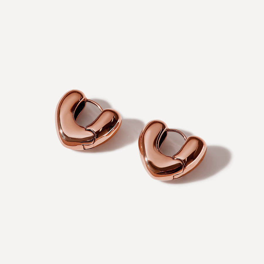 Puffy Heart Earrings