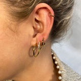 Simple Hoop Titan Piercing