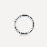 Simple Hoop Titan Piercing