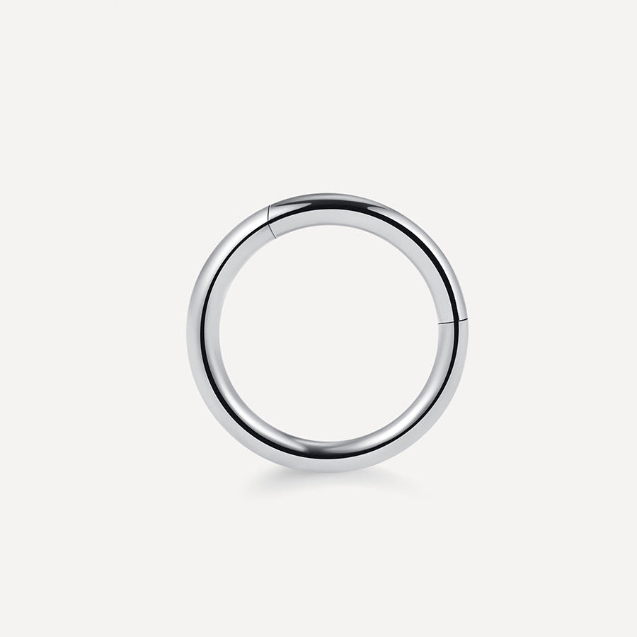 Simple Hoop Titan Piercing
