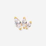 Triple Marquise Leaf Titan Piercing