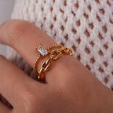 Pure Precious Twist Ring