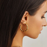 Trio dot stud earrings