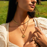 Rotating Sun Flames Chain