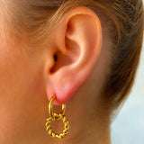 Twirl Hoop Earrings
