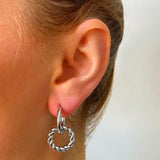 Twirl Hoop Earrings