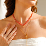 Burning Drop Necklace