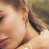 TEXTURED HOOPS LARGE Earrings