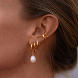 Modern Pearl Earrings
