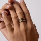 Double Twist Ring