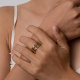 Double Twist Ring
