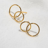 Round and Round stud earrings